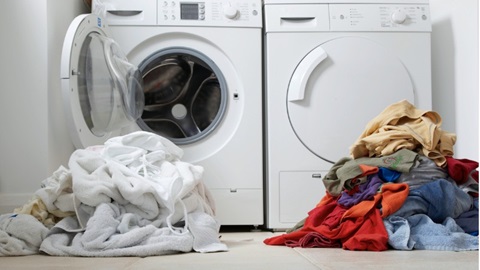 linge blanc et linge coloré